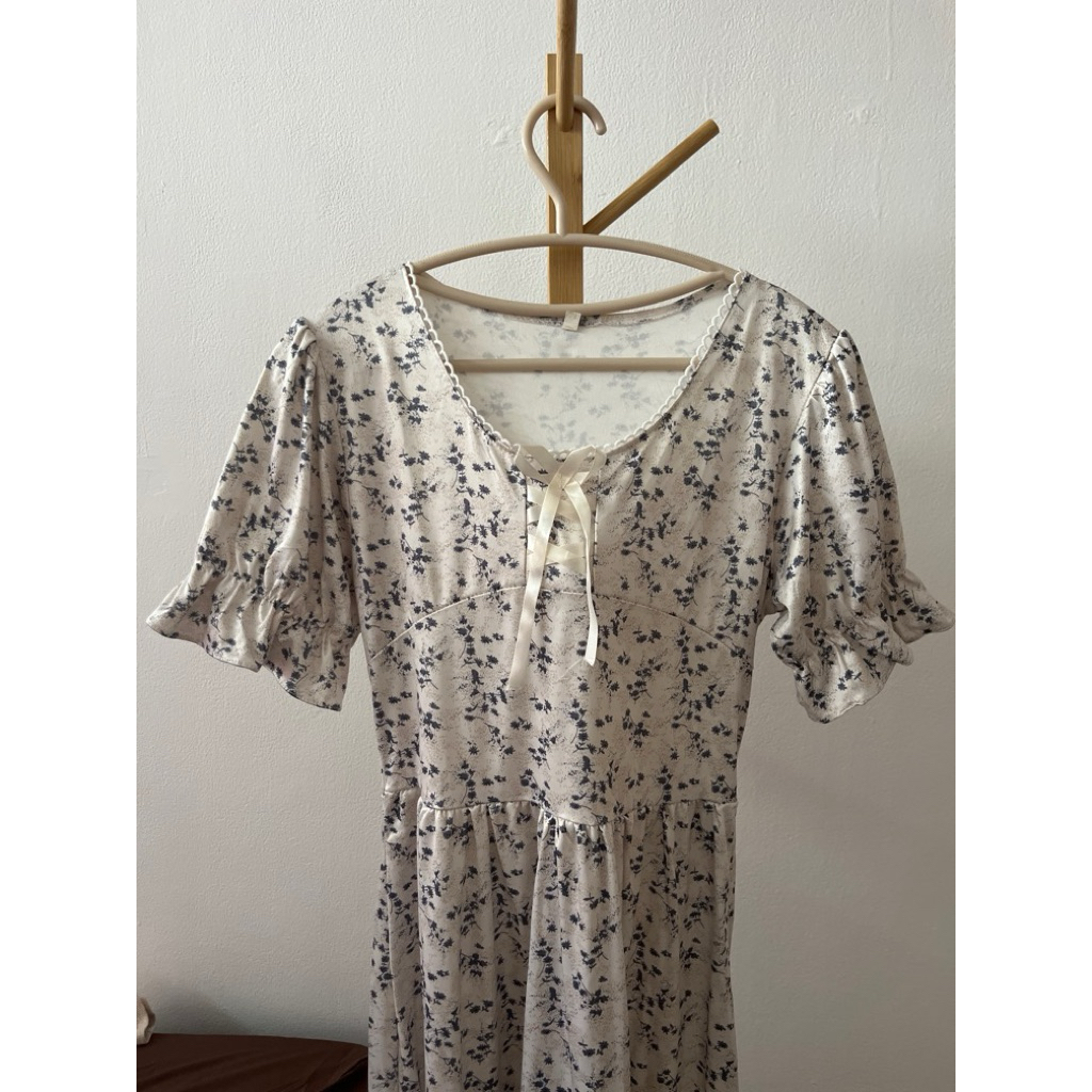 PRELOVED Vintage Flower Midi Dress