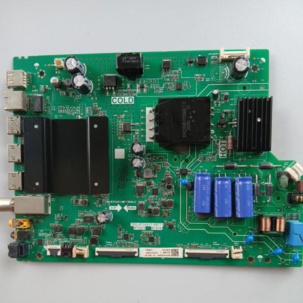MB TV TCL43P615 MAINBOARD TV TCL43A8 GARANSI 1BULAN