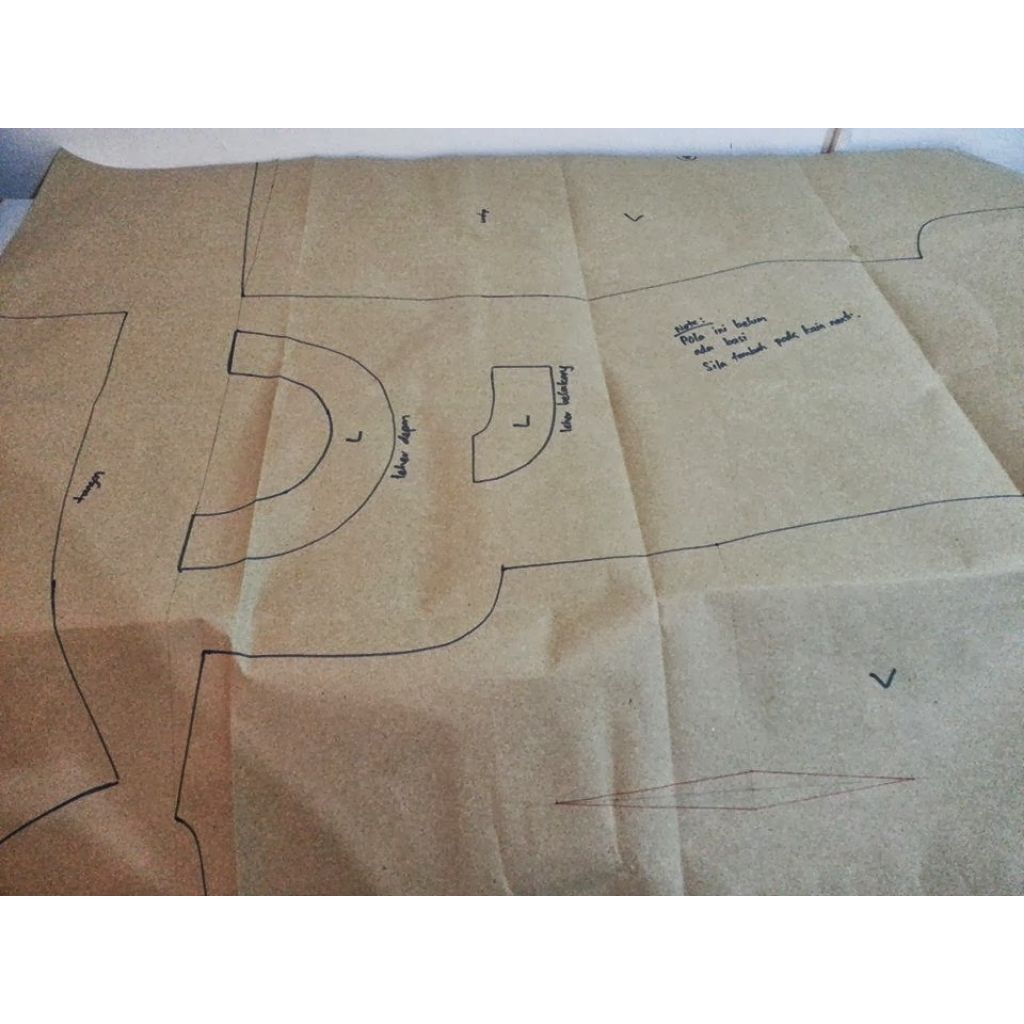 KERTAS POLA JAHIT / KERTAS JAHIT