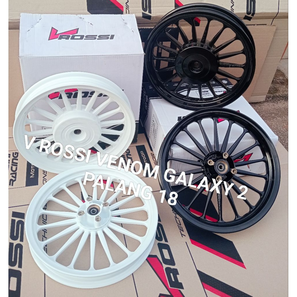 VELG/PELAK RACING V ROSSI VENOM GALAXY 2 PALANG 18 MODEL DAYTONA VARIO 125/150 BEAT SCOOPY GENIO VAR