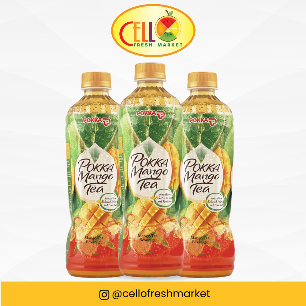 POKKA MANGO BLACK TEA BOTOL 450ML