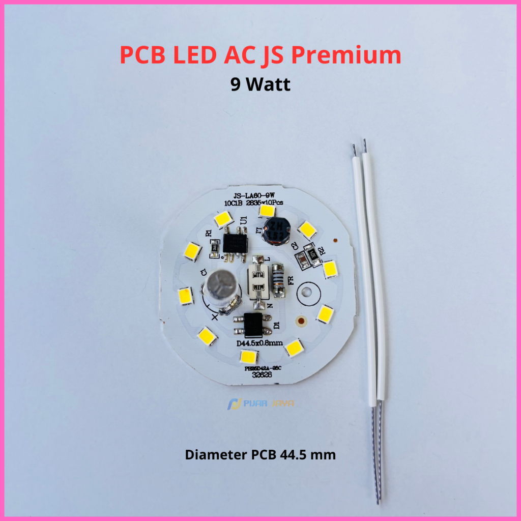 Mesin Lampu LED AC 9 watt PCB Led AC JS Premium 9w Modul Mata LED AC 9watt Sparepart Lampu LED