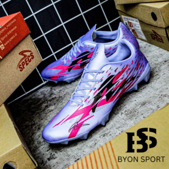 SEPATU SPECS ACCELERATOR ALPHA XTD PRO IN LILAC BLUE/PINK GLO/BLACK