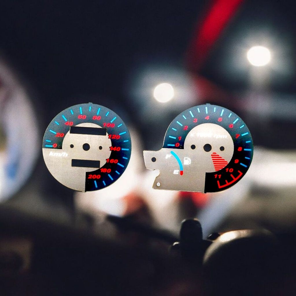 Panel speedometer variasi motor SCORPIO