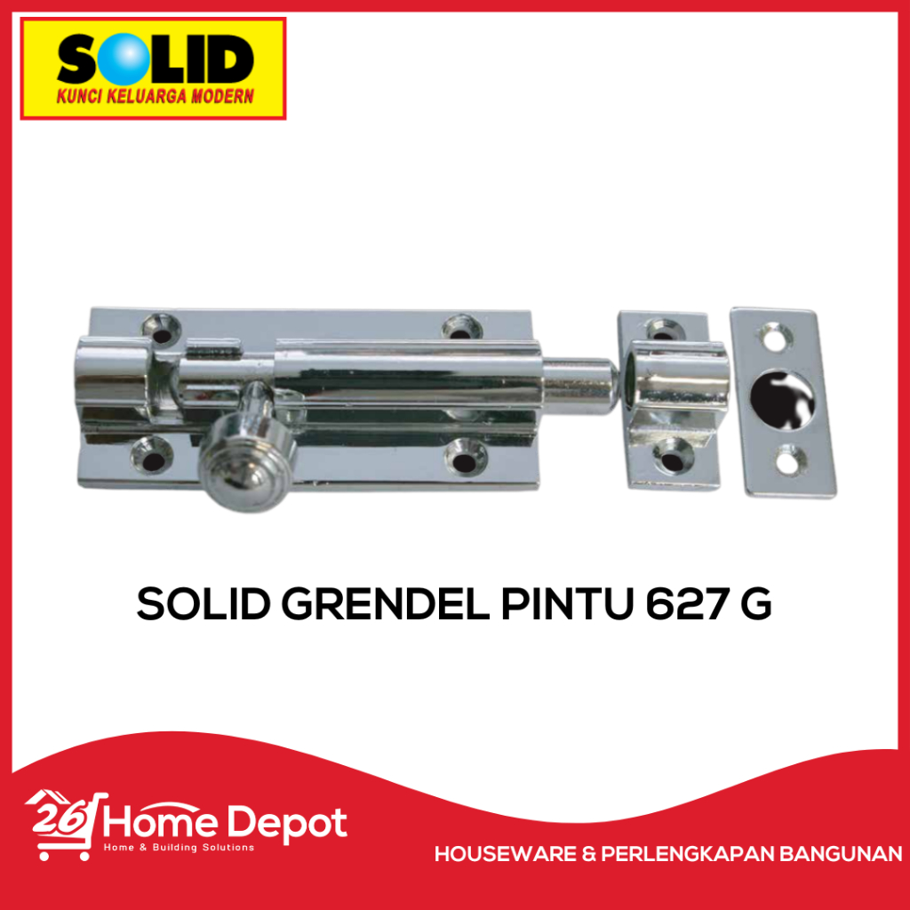 SOLID Grendel 627 / Pengunci Pintu / Jendela