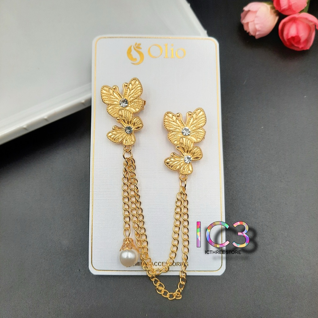 Bros kebaya Janggan | Bros Rantai Kebaya | Bros kenari jurai