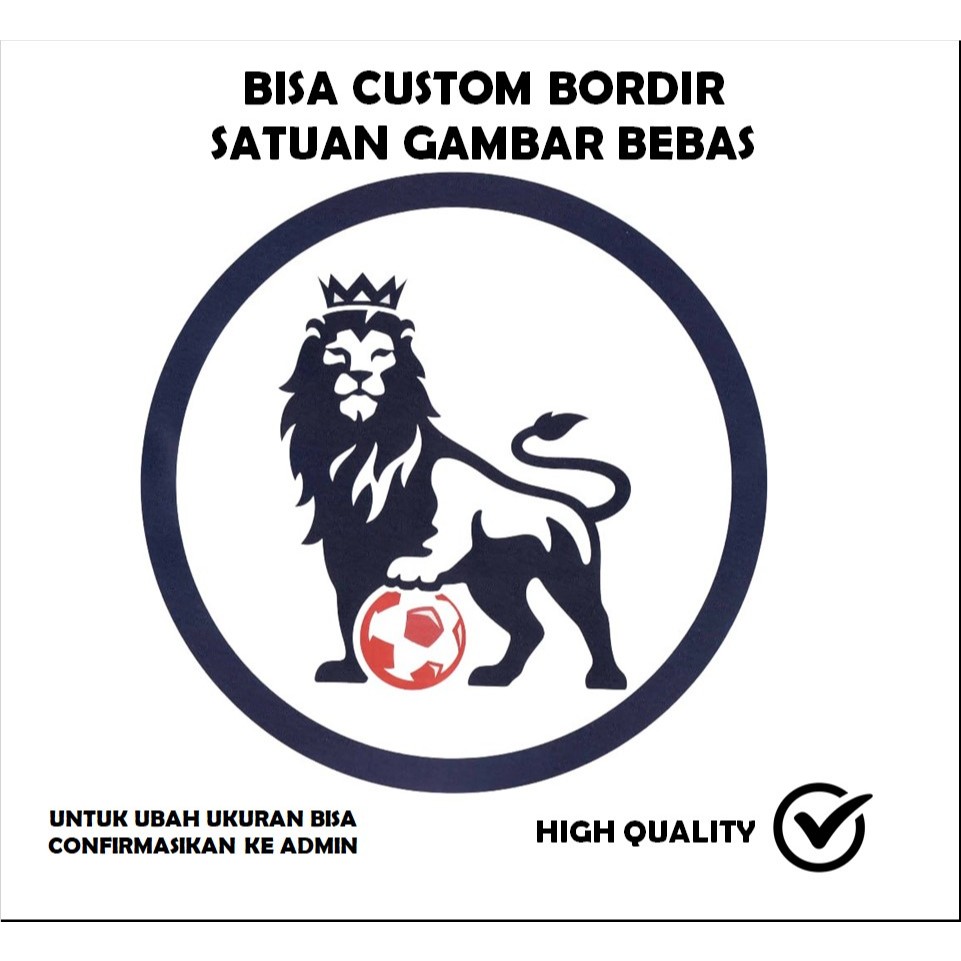 EMBLEM BORDIR PATCH LOGO CLUB BOLA TESTIMONI-IBP