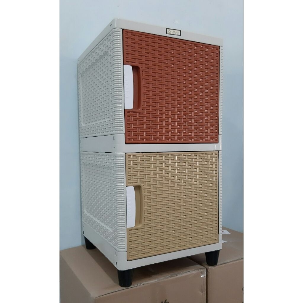 AKAKO LEMARI SWING SUSUN 2/LEMARI PLASTIK AKAKO SWING FLIP