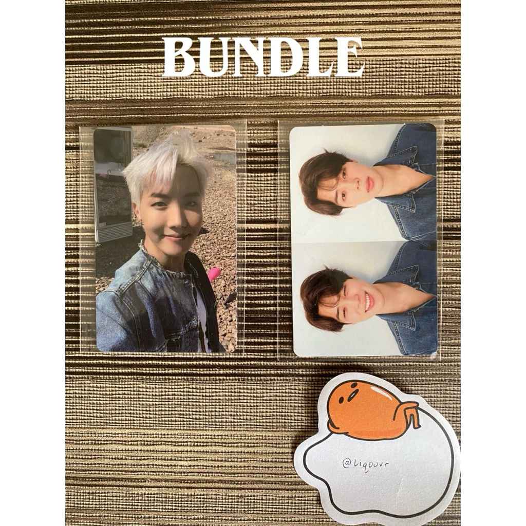 [BUNDLE ONLY] PC JIMIN DILAN TEAR R & JHOPE LD BUTTER M2U BTS OFFICIAL PHOTOCARD