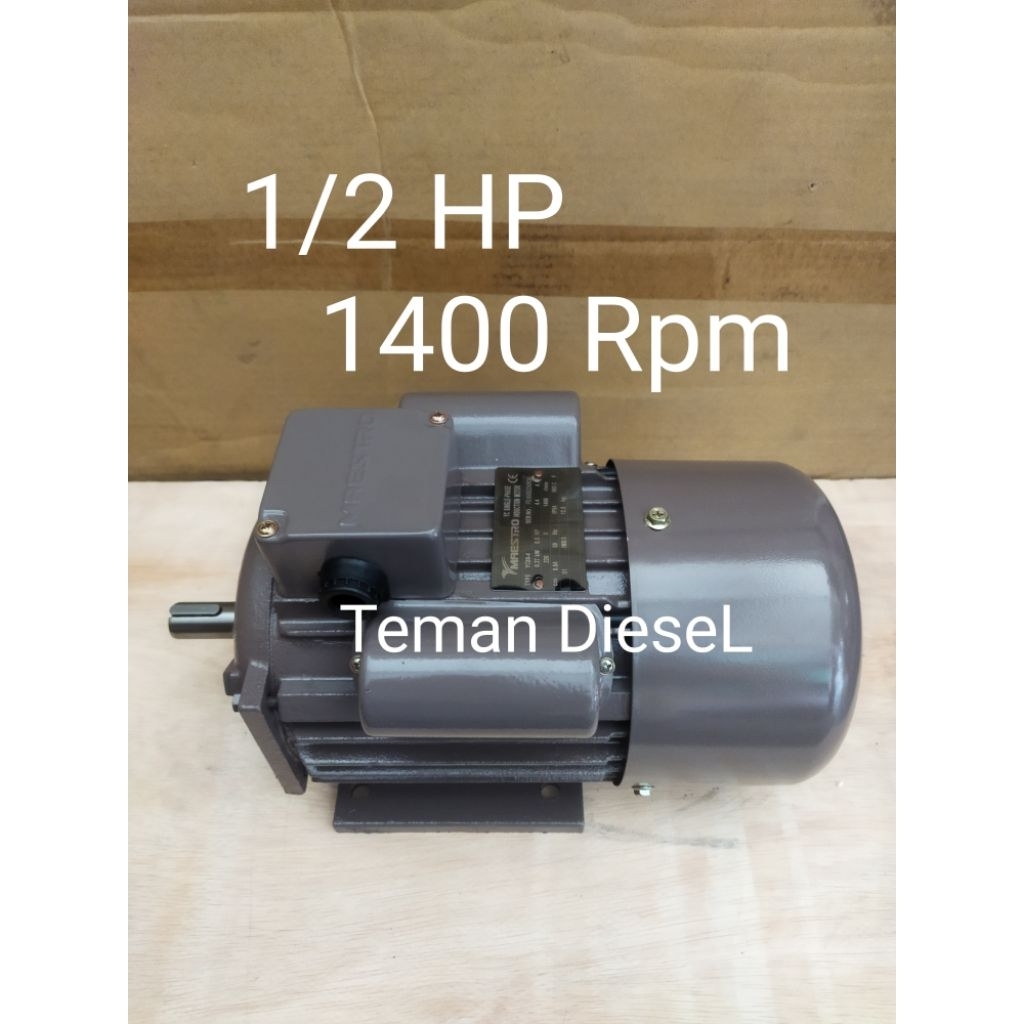 Dinamo Penggerak Maestro 1/2 Hp 1400Rpm 1Phase Electro Motor