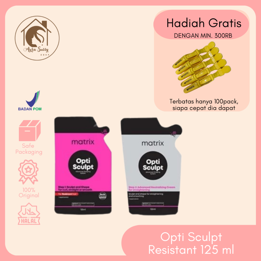 MATRIX Mini Opti Sculpt Smoothing Collagen & keratin 125 ml sekali pake