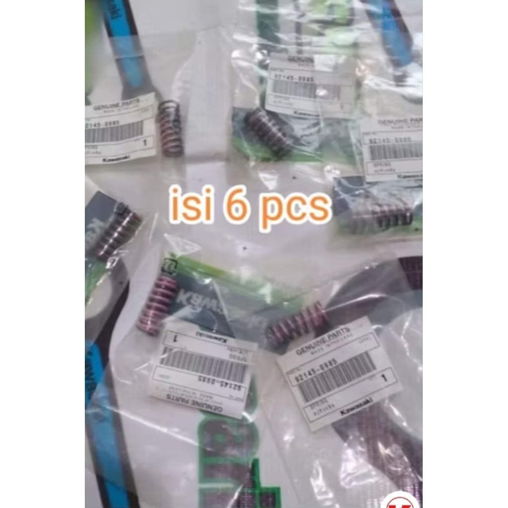 per kopling ninja rr mono Z250 SL Z250SL satu set isi 6 original