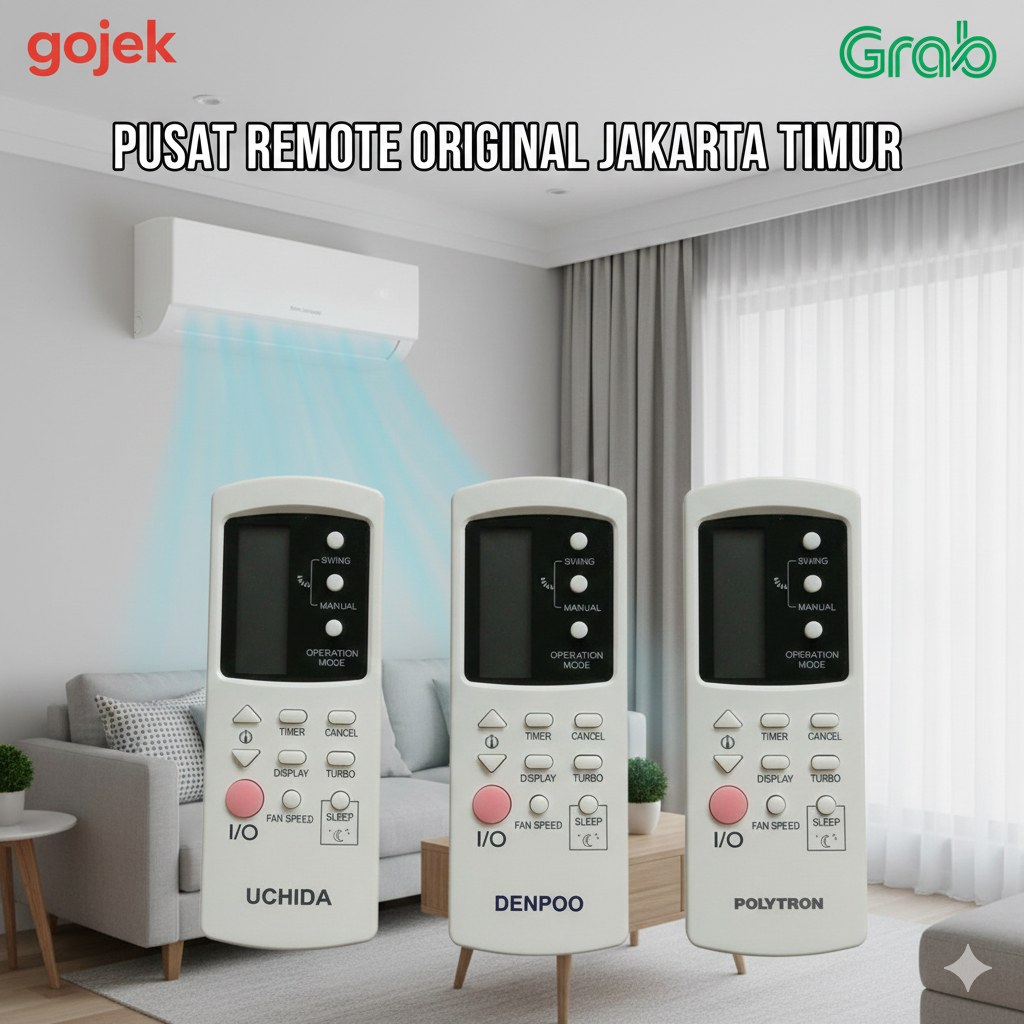 REMOTE REMOT AC DENPOO POLYTRON GZ01-BEJ0-000 ORIGINAL