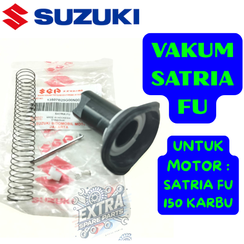VAKUM KARBU KODE SATRIA FU SUZUKI SATRIA FU 150 KARBU PRODUK KUALITAS ASLI 100% ORIGINAL SUZUKI .