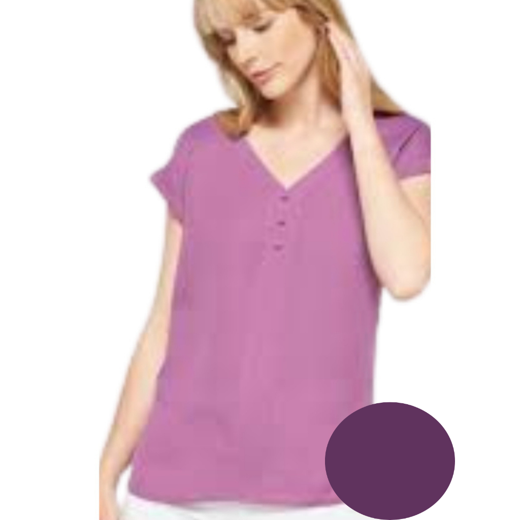 Blouse Atasan Wanita Lengan Pendek Blus Lengan Pendek Wanita Kaos Lengan Pendek Wanita Blus Kerja