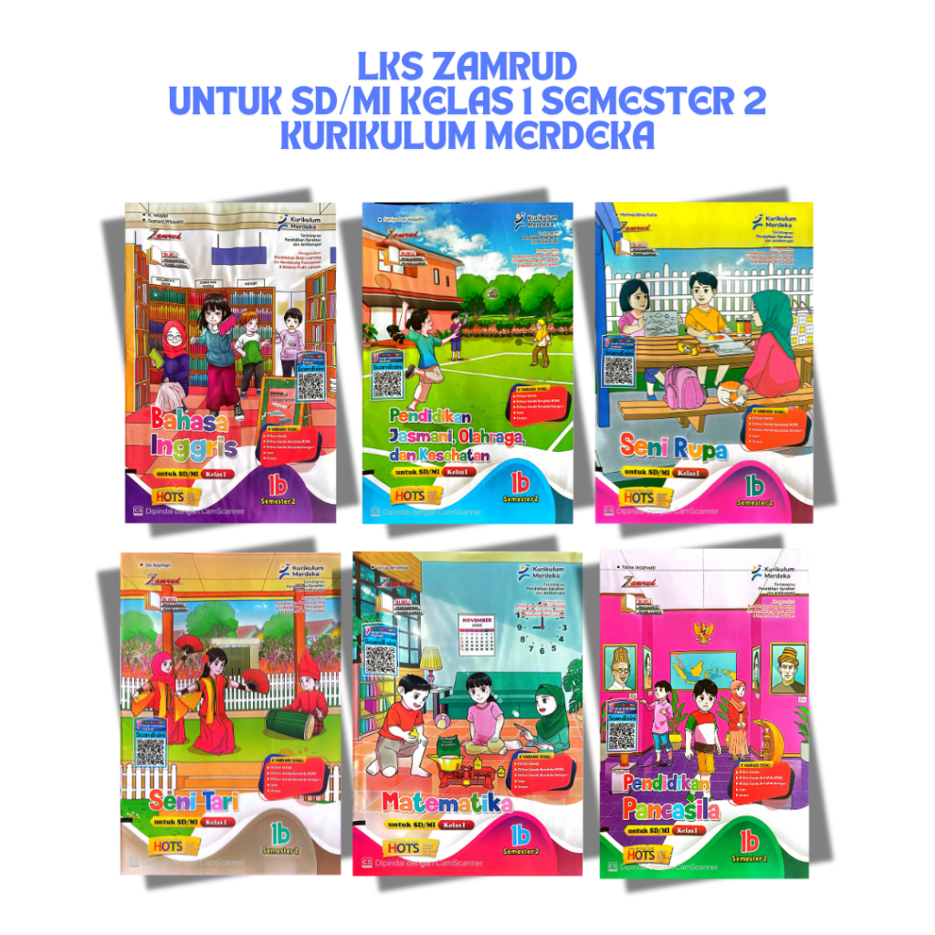 LKS Zamrud untuk SD/MI Kelas 1 Semester 2 Kurikulum Merdeka
