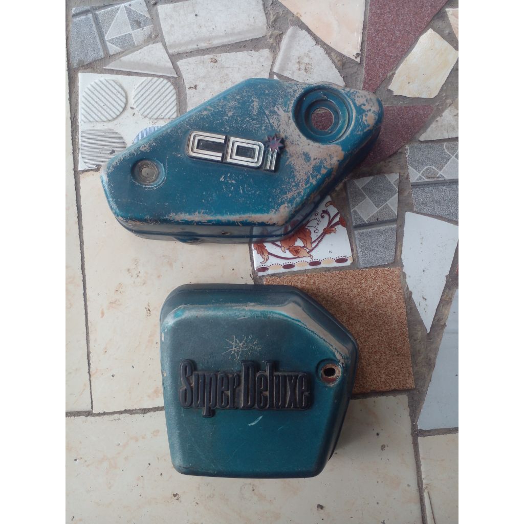 tutup/dop aki yamaha v80 sdx /robot biru