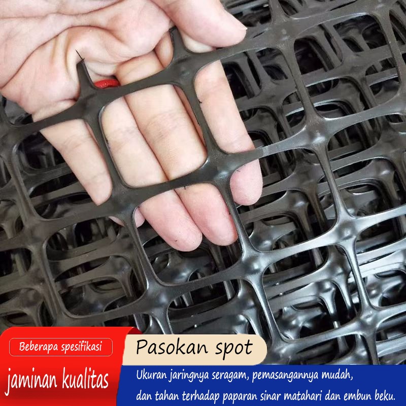 Pagar Jaring Kebun Jaring Kawat Plastik HDPE Lebar 1.8m jaring tanamankebun Jaring pagar ayamkebun