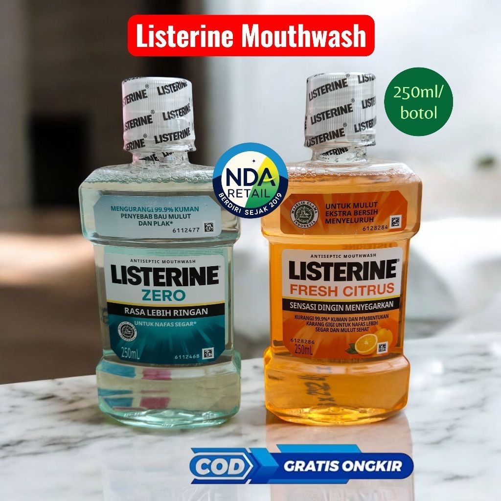 Listerine Mouthwash 250ml / Listerine Kumur 250ml