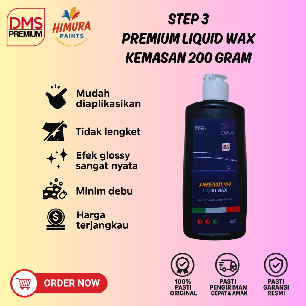 WAX DMS PPREMIUM / PREMIUM LIQUID WAX STEP 3