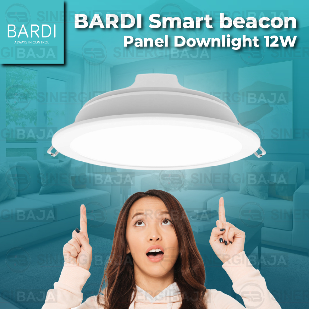BARDI Smart Beacon Panel Downlight 8-14W RGB / Lampu Downlight Pintar