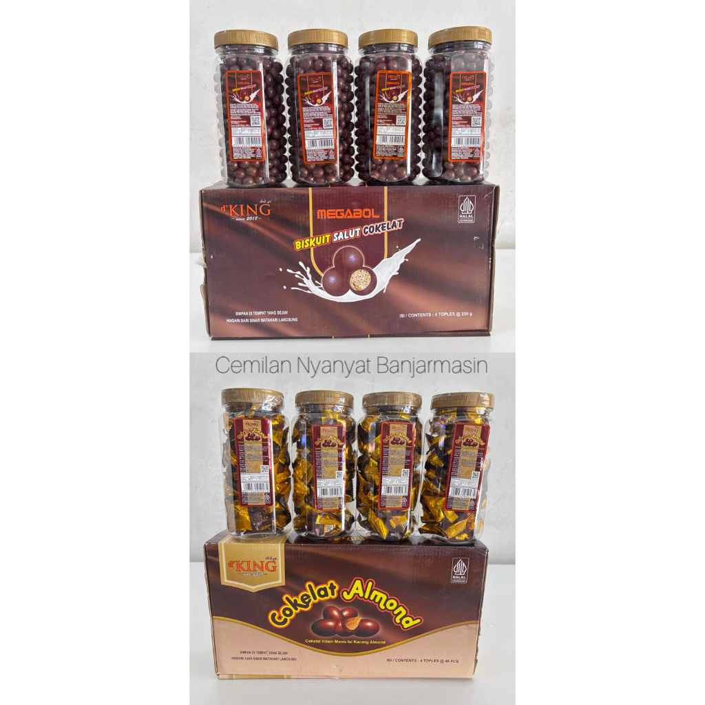 D’King Bonibol Coklat dan D’King Bonibol Coklat Almond