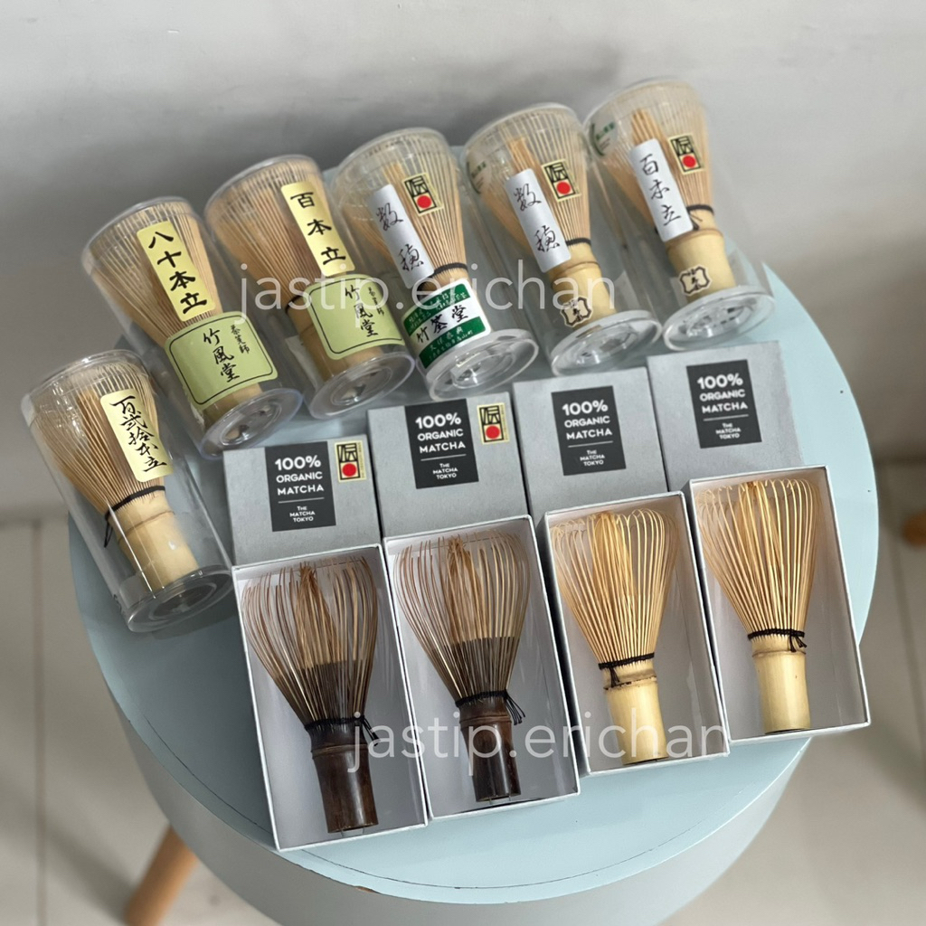 [Ready] Chasen Matcha Takayama/Kubo/Black/Bamboo/Resin Kazuho/80 prongs/100 prongs