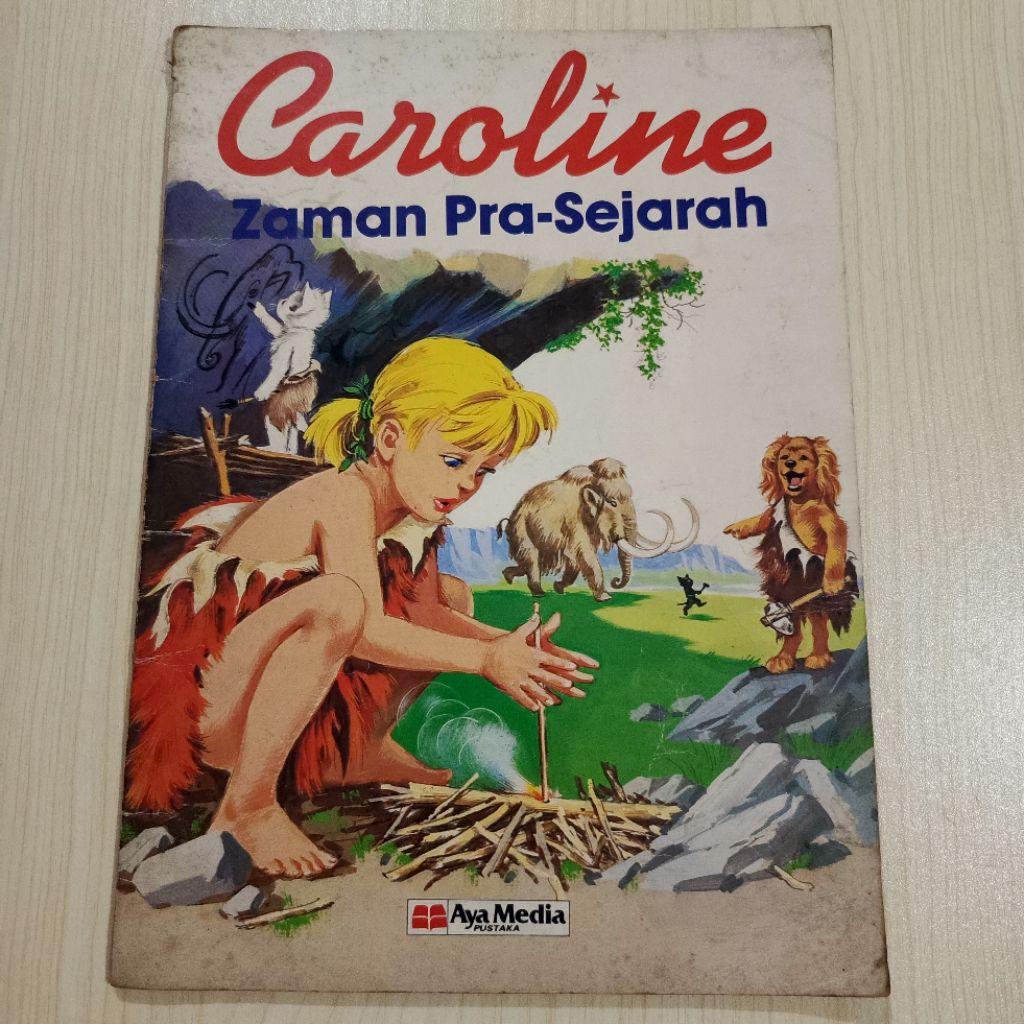 Buku Cerita Caroline Zaman Pra-Sejarah