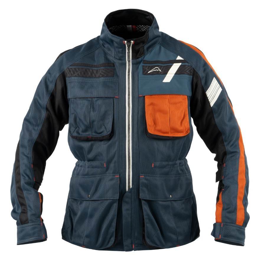 Jaket Motor - Kushitani K 2439 Full Mesh Long  Blue Jacket