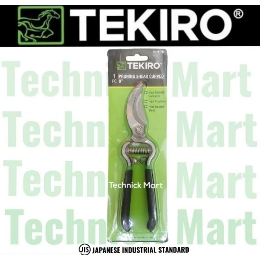 TEKIRO GD-PS1782 pruning sheare gunting dahan bengkok 8 inchi gunting dahan ranting pohon buah , bun