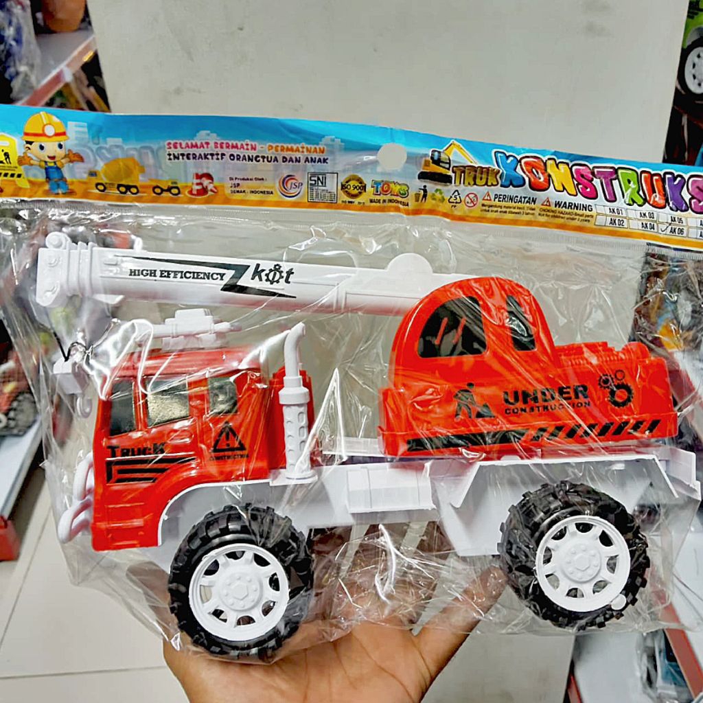 Mainan Mobil Kontruksi Crane | Mainan Truk Crane | Mobil Truk Murah