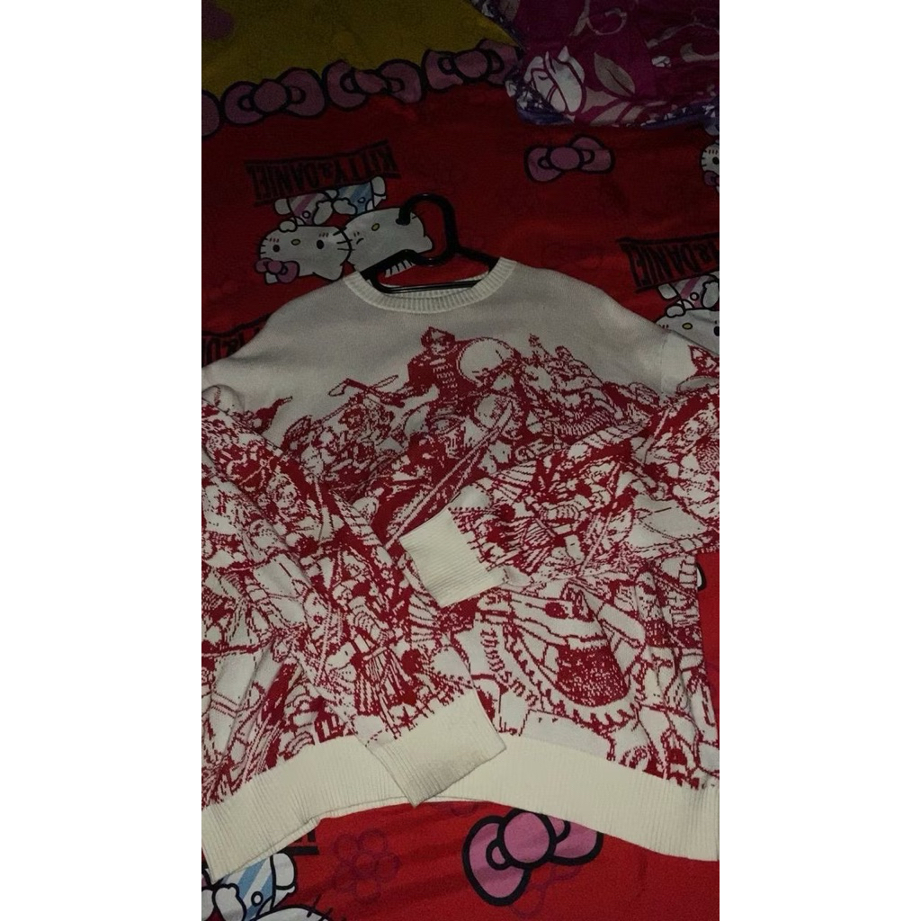 KNIT CABLE USPA NAVY