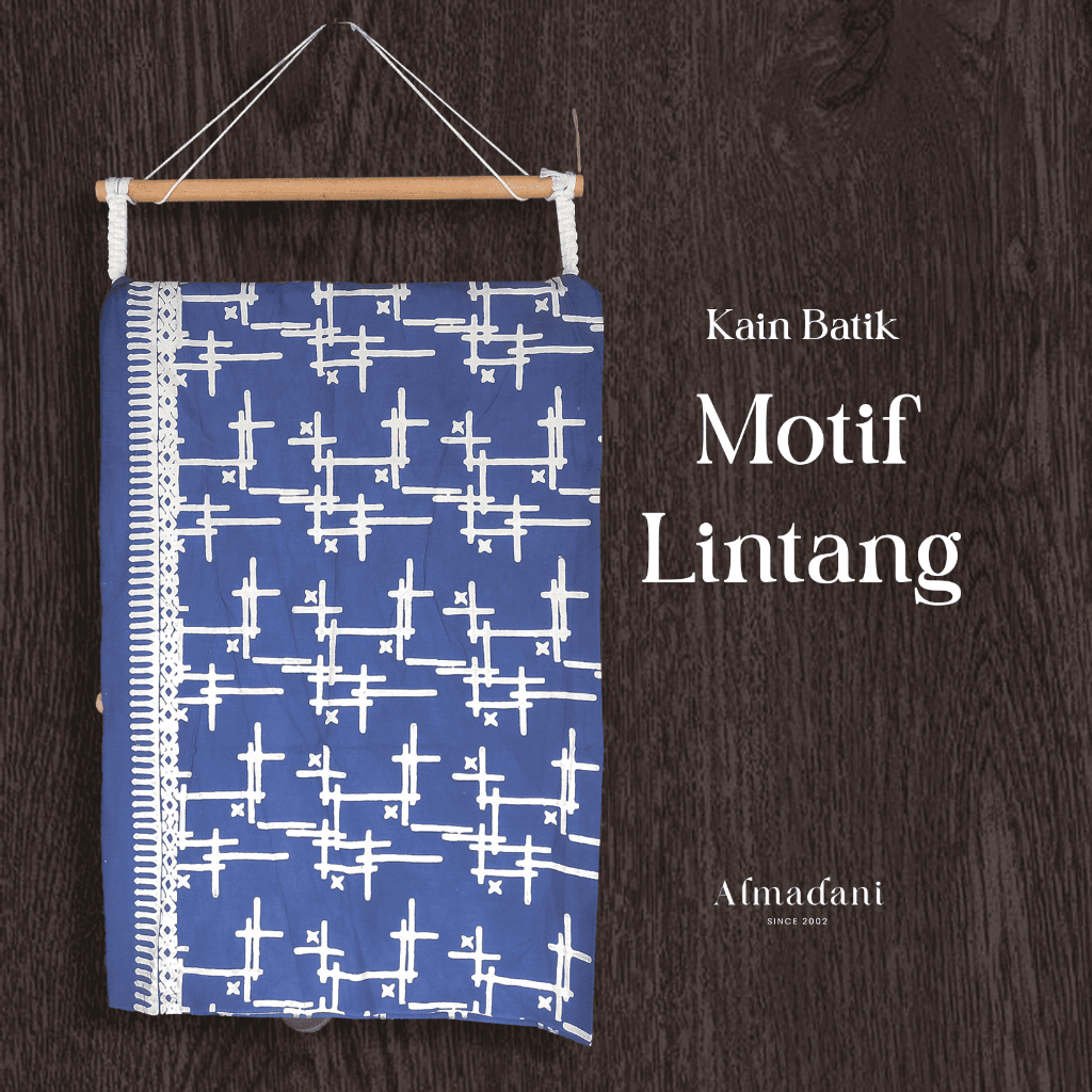 Batik Almadani Kain Batik Cap Katun Motif Lintang – Kain Meteran Adem untuk Blouse, Tunik, Outer