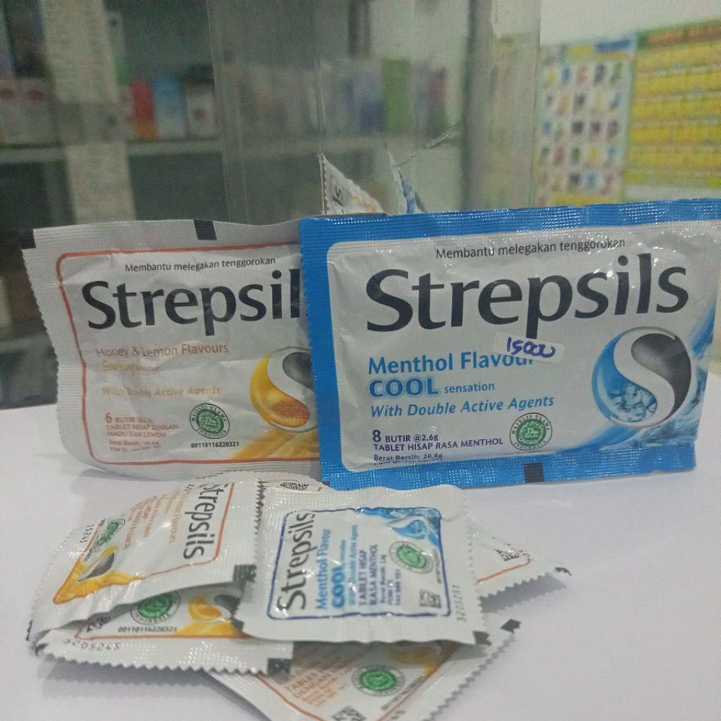 Permen strepsil, pelega tenggorokan