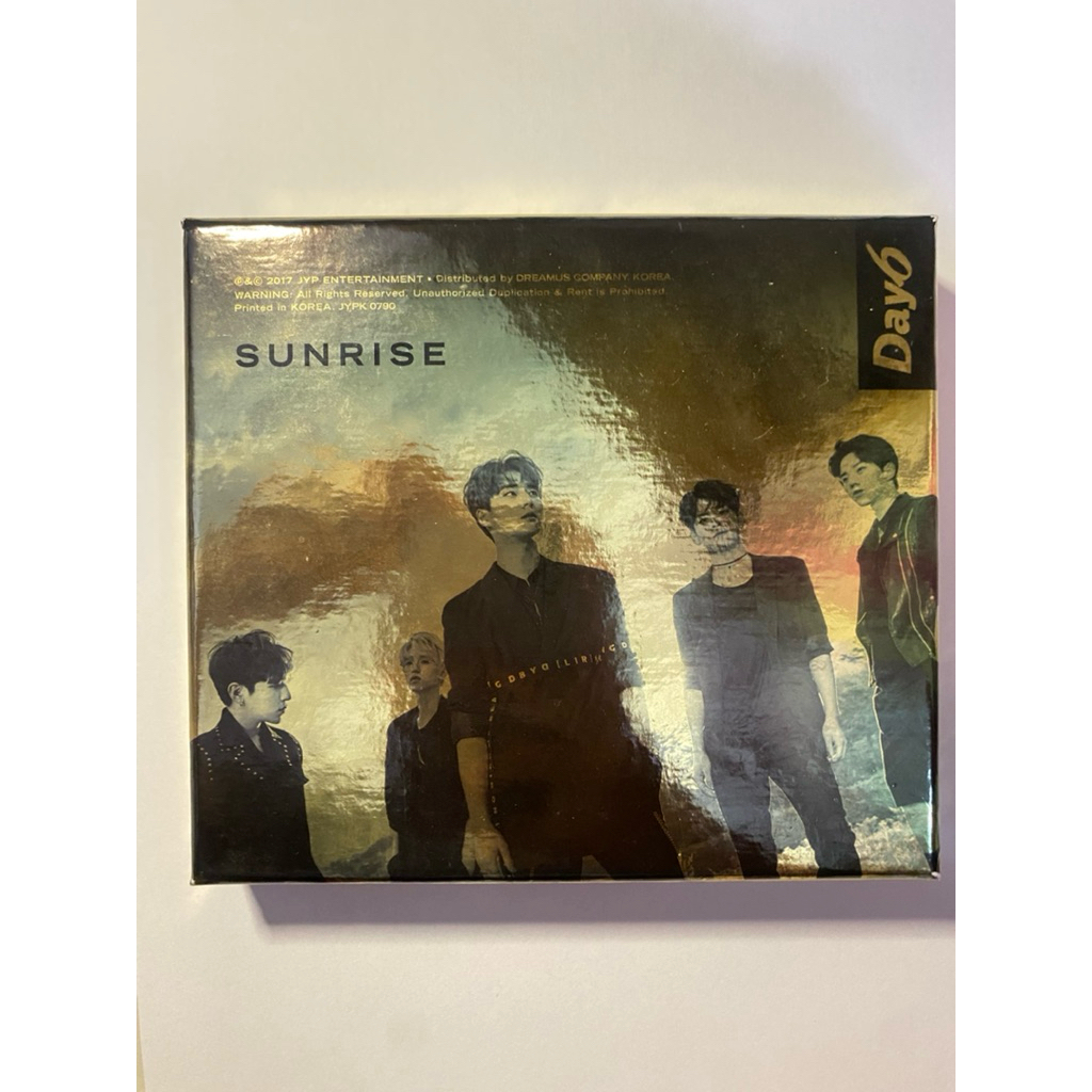 ALBUM DAY6 SUNRISE UNSEALED [Polaroid Jae & Dowoon]