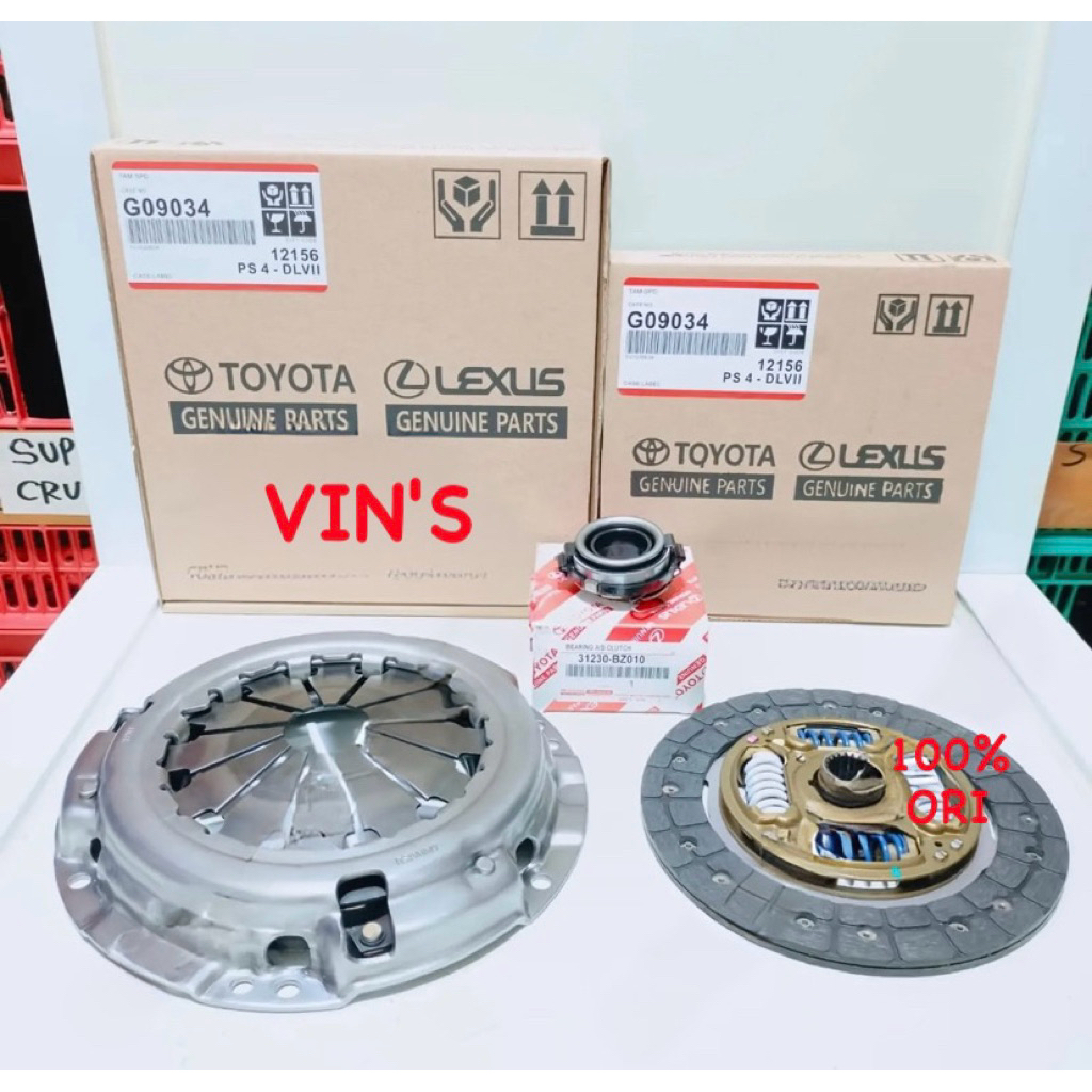 kopling set kampas kopling matahari kolahar toyota avanza xenia 1300cc 2004-2011 ori