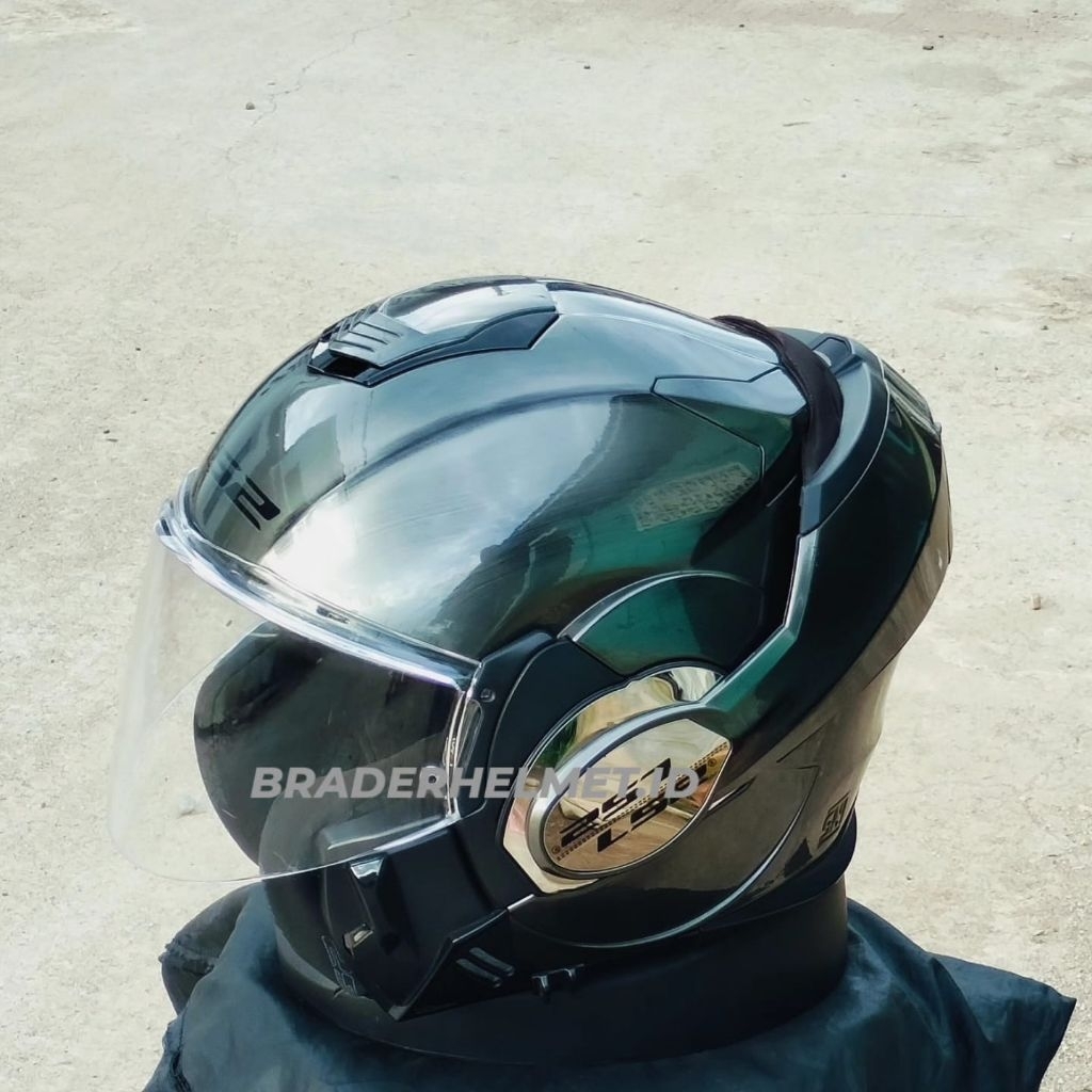 LS2 VALIANT FF399 STEEL CHROME