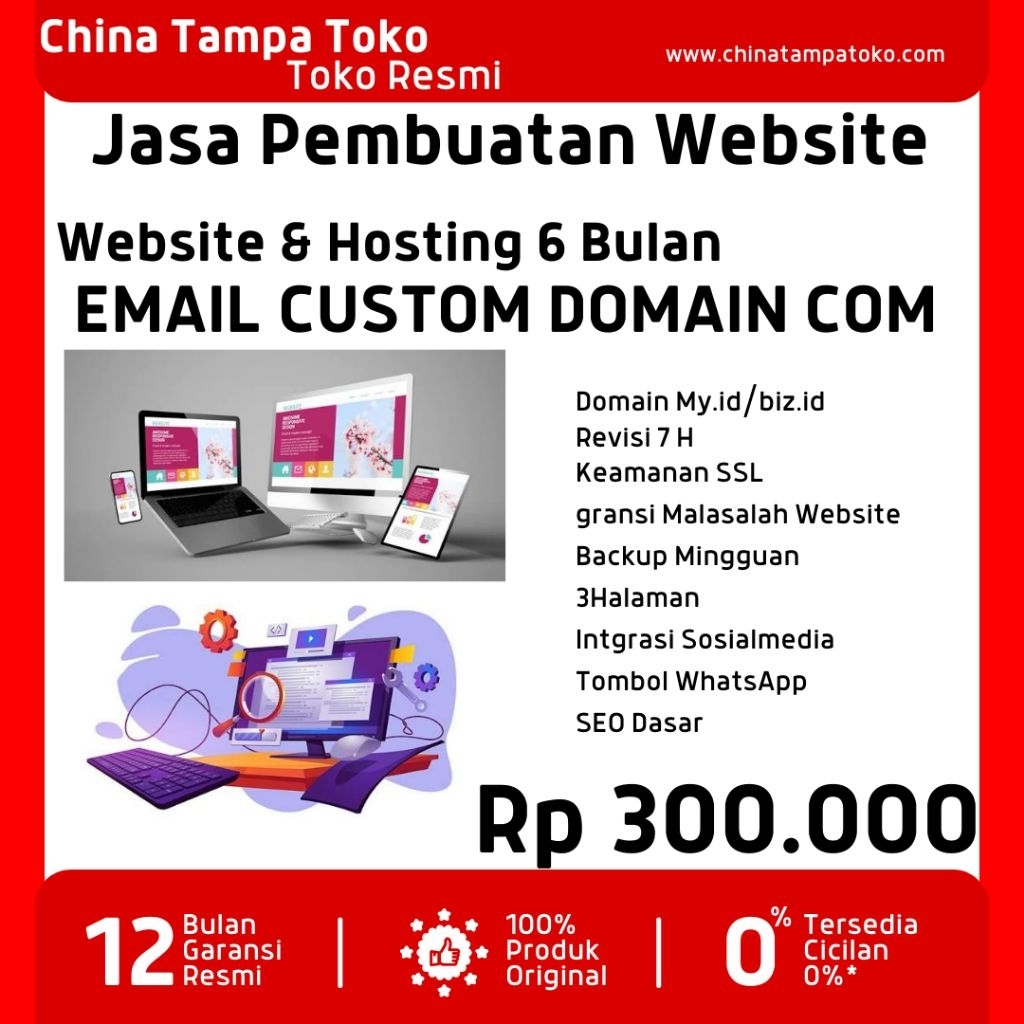 Jasa Pembuatan Website Email Custom