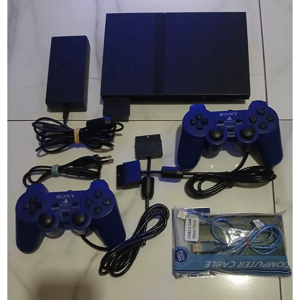Ps2 Slim Seri 9 Matrix Hardisk 250GB Fullgame