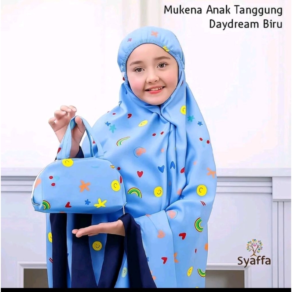 Bonus Besar Mukena Motif Bungah Anak Tanggung Free Tas Cantik/Grosir Mukena Anak Tanggung 5-13 tahun