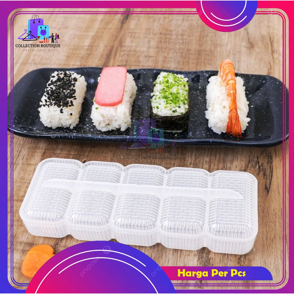 Cetakan Sushi / Sushi Maker / Cetakan Nasi Bentuk Sushi / Cetakan Sushi Kotak Ala Jepang