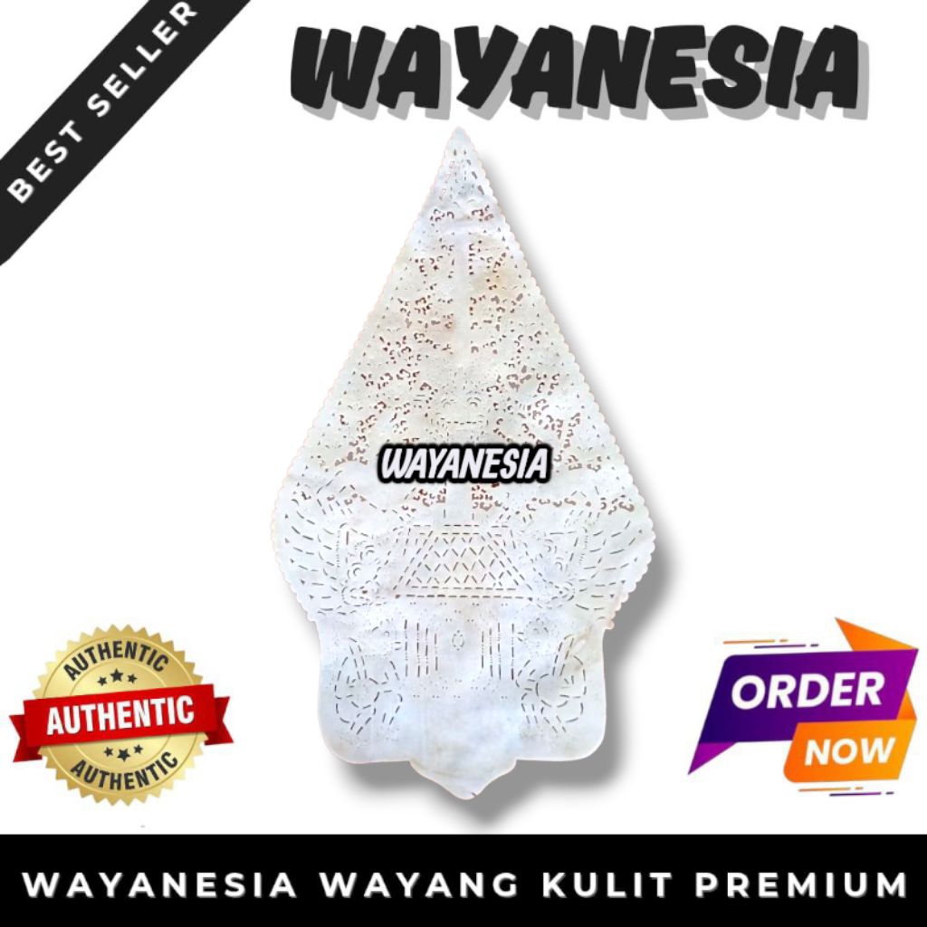 Wayang Kulit Gunungan Putihan 60cm Standar Dalang