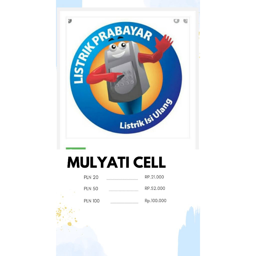 PULSA TOKEN LISTRIK BAYAR PKE SPAYLATER