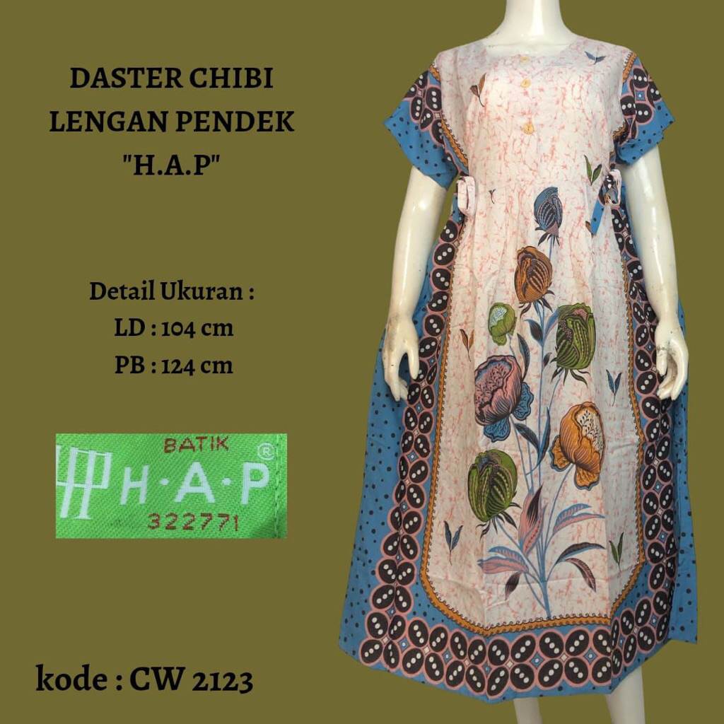 DASTER HAP CHIBI / DASTER CHIBI BY BATIK HAP