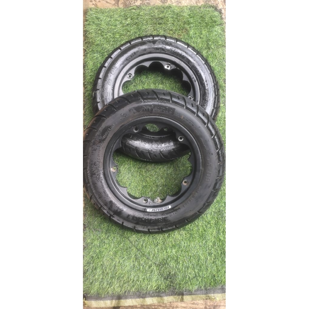 velg vespa tubles ring 10 vrossi tinggal pasang