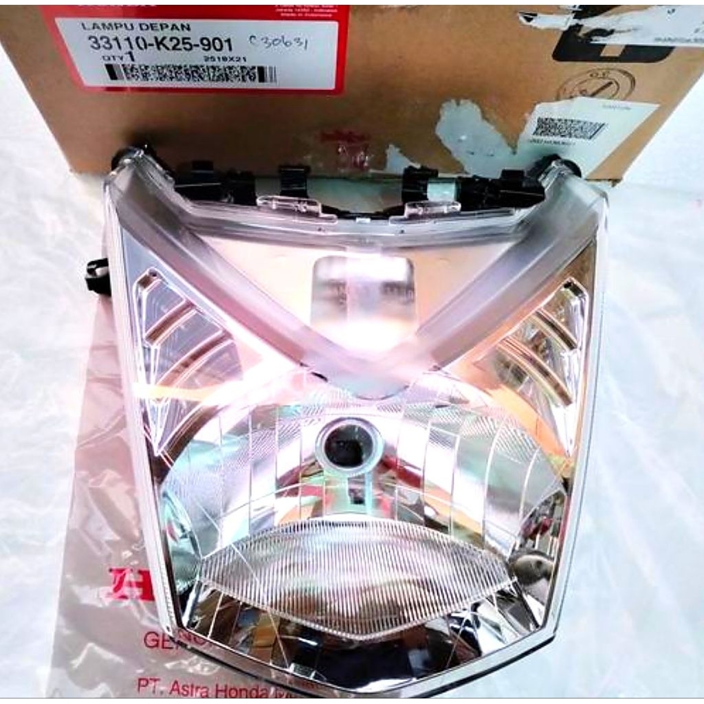 Lampu Depan / Reflektor Only Beat FI eSP 2012-2016 Asli ORI Honda 33110-K25-901
