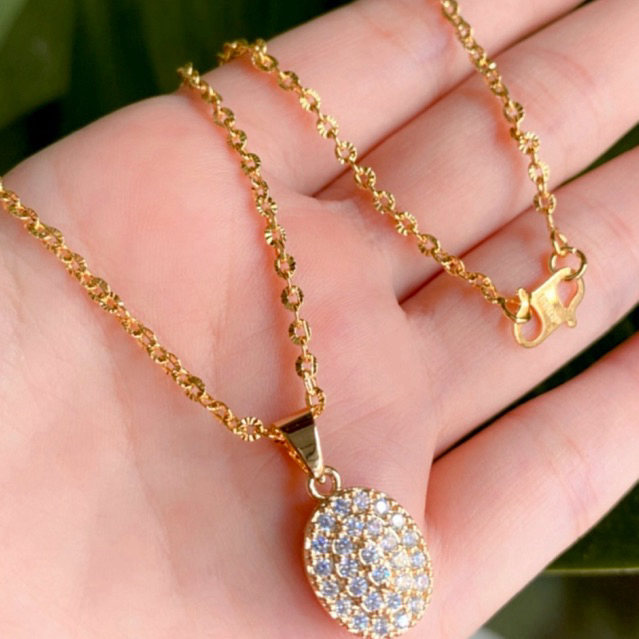 KALUNG NORI EMAS CELIAN PERMATA KOKOT S XUPING TITANIUM