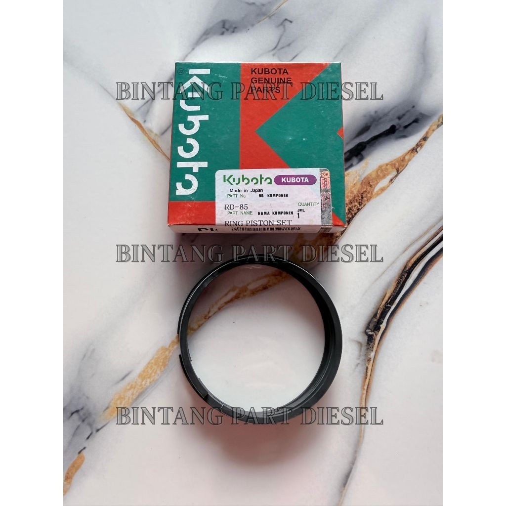 Ring piston set RD85DI-1/2S) Kubota Mesin Diesel Traktor Kubota Original
