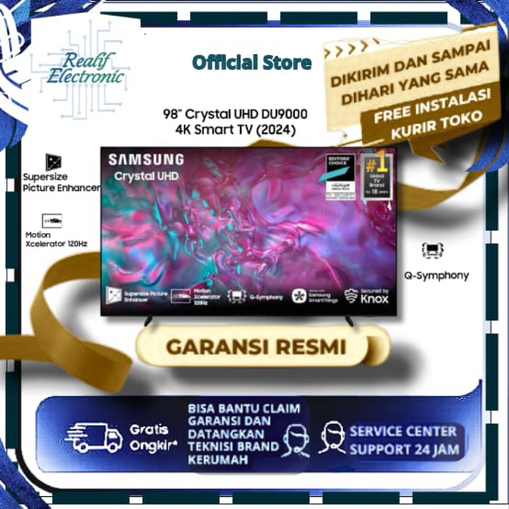 Samsung UA98DU9000KXXD Smart TV 98 Inch
