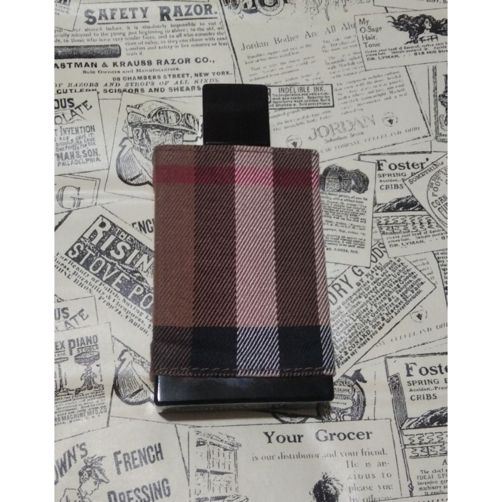 botol kosong parfum burberry london men 100 ml